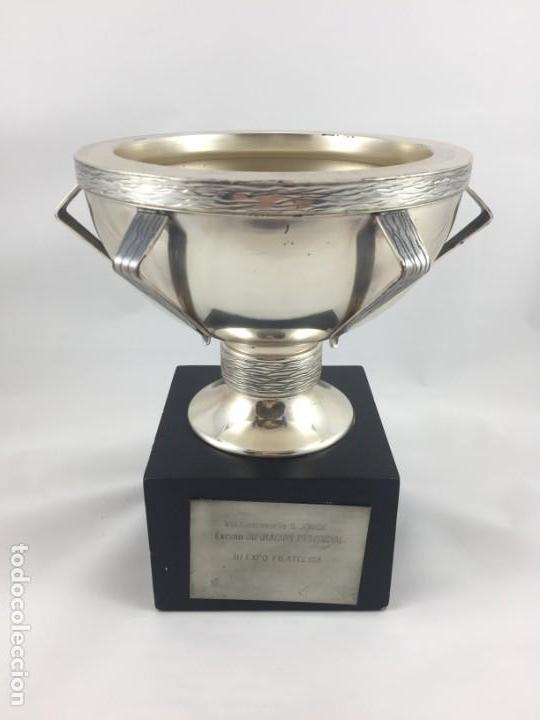 Antig&uuml;edades: TROFEO COPA ART DECO FILATELIA - Foto 1