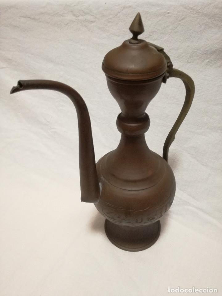 Antig&uuml;edades: TETERA DE COBRE CON HERRAJES DE LATON / BRONCE - Foto 11
