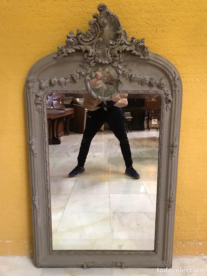 Antig&uuml;edades: Espejo trumeau. R 6311 - Foto 3