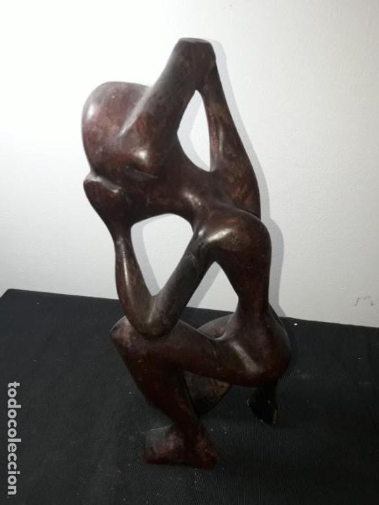 Antig&uuml;edades: Figura de madera - Foto 2