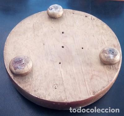 Antig&uuml;edades: PEANA DE FANAL DE PAN DE ORO - Foto 2