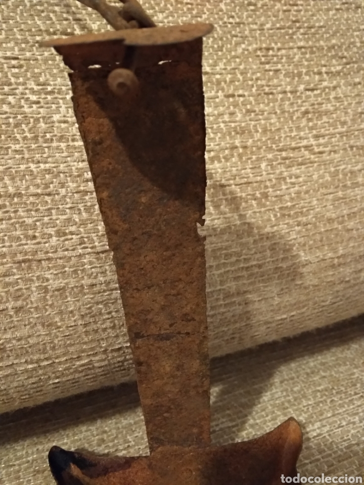 Antig&uuml;edades: Antiguo candil. Muy oxidado. 20 cms - Foto 3
