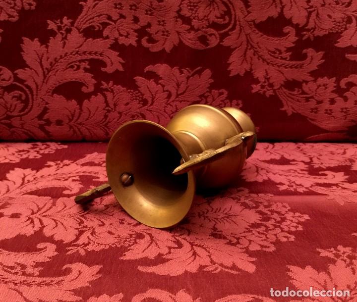 Antig&uuml;edades: ANTIGUO JARR&Oacute;N - FLORERO DE BRONCE. - Foto 6