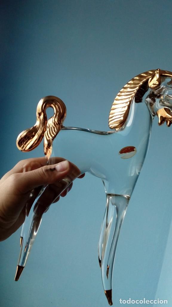 Antiquit&eacute;s: Caballo cristal murano