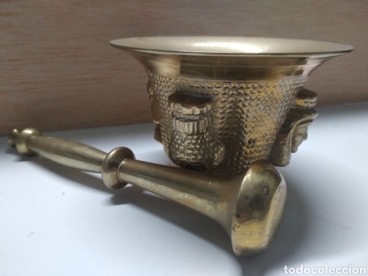 Antig&uuml;edades: Almirez o mortero bronce - Foto 1