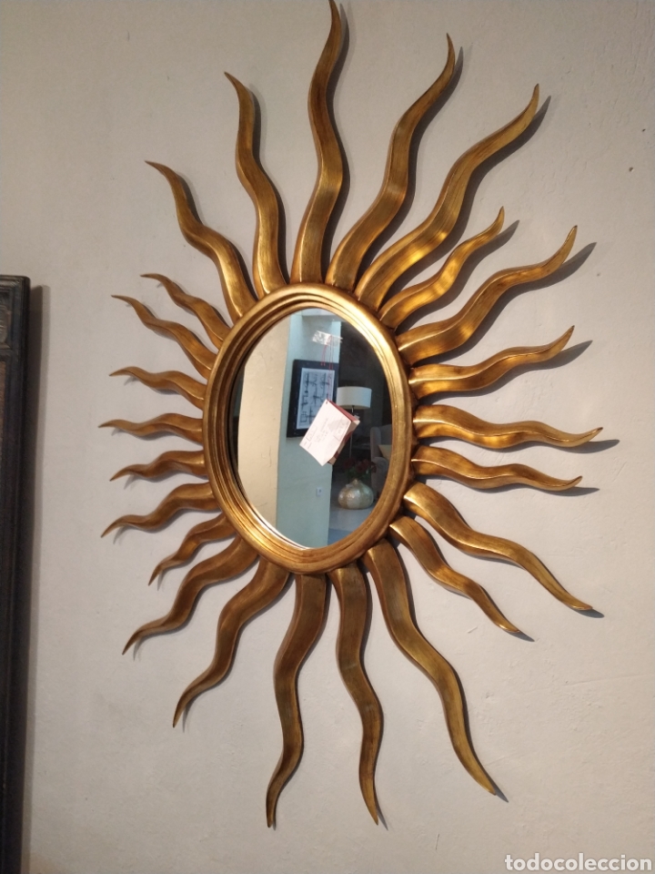 Espejo Pan De Oro Comprar Espejos Antiguos En Todocoleccion 154384170