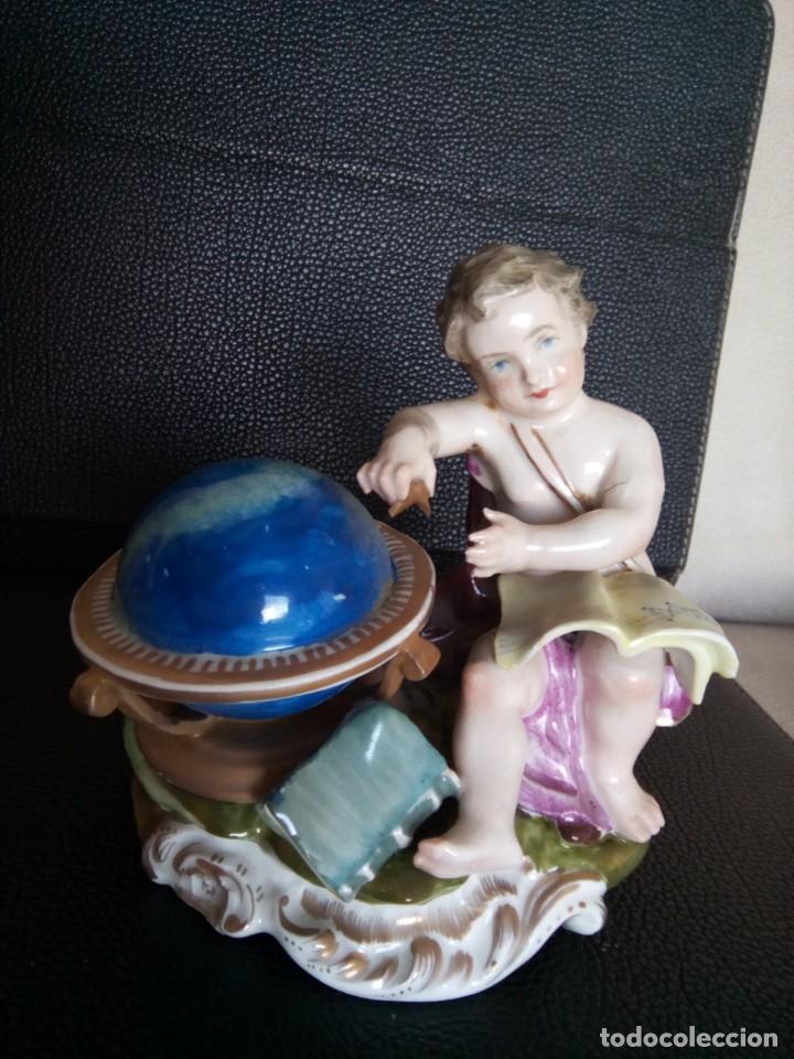 Antig&uuml;edades: * HISPANIA. NI&ntilde;O ASTR&Oacute;NOMO. 11CM.  (RF:VB/h) - Foto 1
