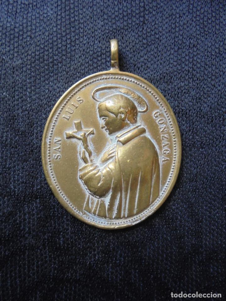 Antig&uuml;edades: Medalla St. Luis Gonzaga - Foto 1