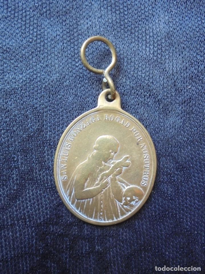 Antig&uuml;edades: Medalla Sn Luis Gonzaga - Foto 1