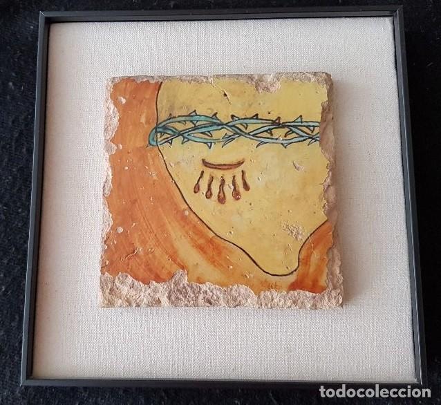 Antig&uuml;edades: AZULEJO SAGRADO CORAZ&Oacute;N - Foto 1
