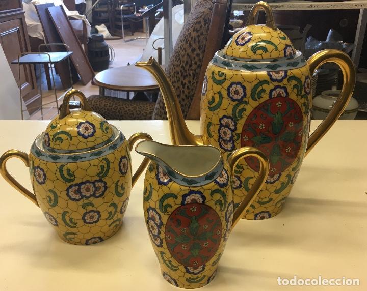 Antig&uuml;edades: Juego de caf&eacute; de Limoges - Foto 2