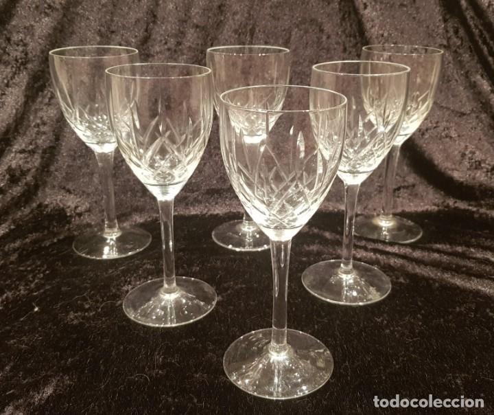 Antiques: Copas de Vino tinto , 6 unidades.