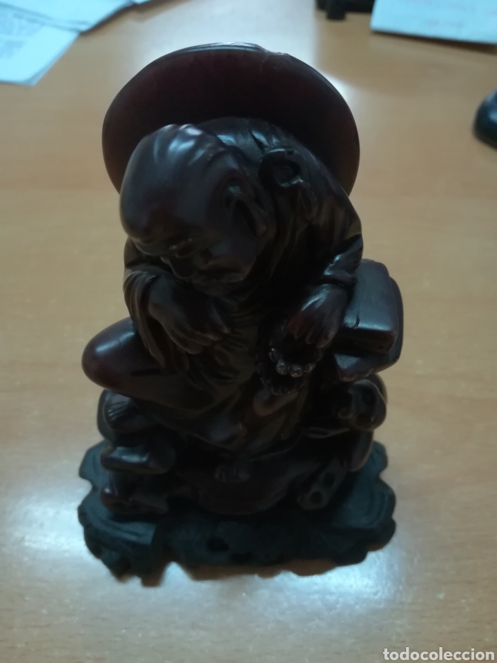 Antig&uuml;edades: FIGURITA PERSONAJE ORIENTAL - Foto 3