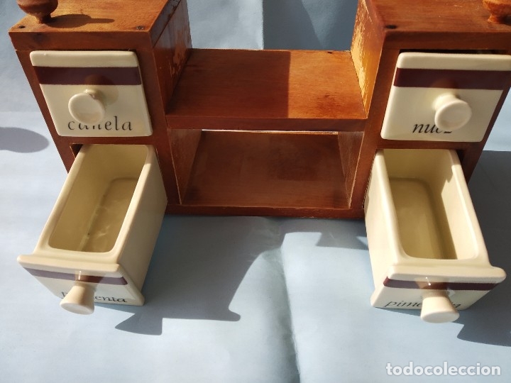 Antig&uuml;edades: ESPECIERO - MUEBLE ESPECIAS - Foto 11