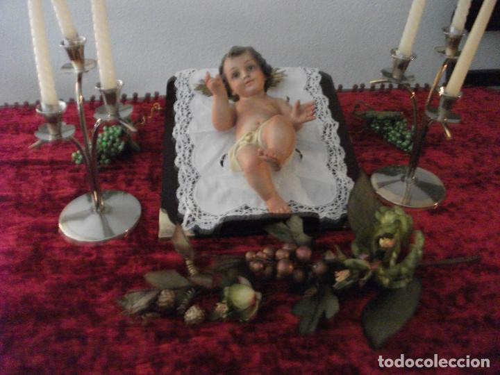 Antig&uuml;edades: NI&Ntilde;O DE DIOS IMAGEN EN CUNA, REF. ........ DATO - Foto 1