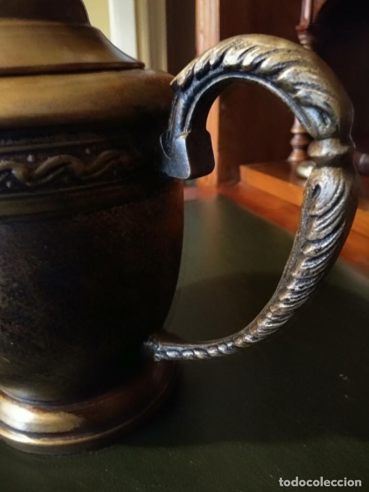 Antig&uuml;edades: Cafetera-Tetera en metal - Foto 5