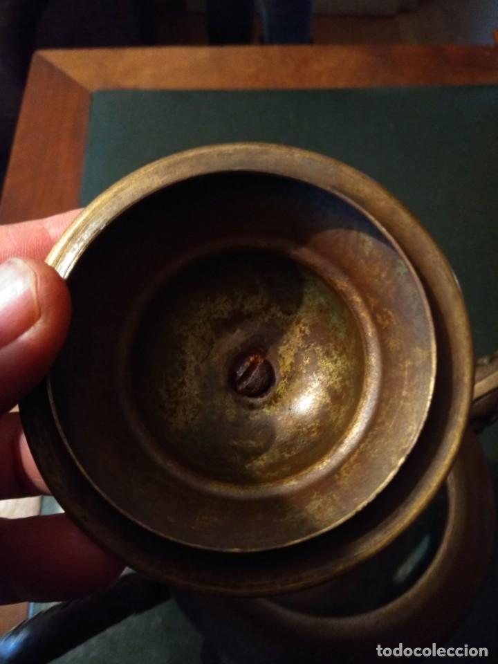 Antig&uuml;edades: Cafetera-Tetera en metal - Foto 8