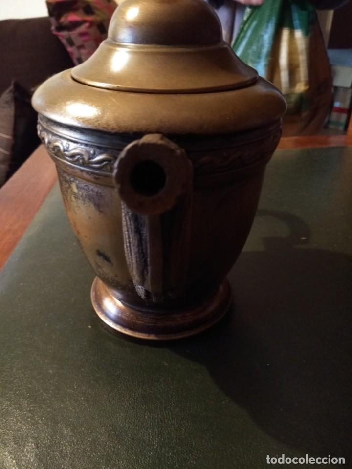 Antig&uuml;edades: Cafetera-Tetera en metal - Foto 9