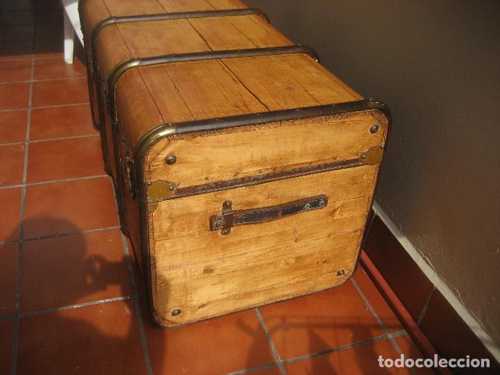 Antig&uuml;edades: Baul Antiguo restaurado. Tronc, Trunk - Foto 3
