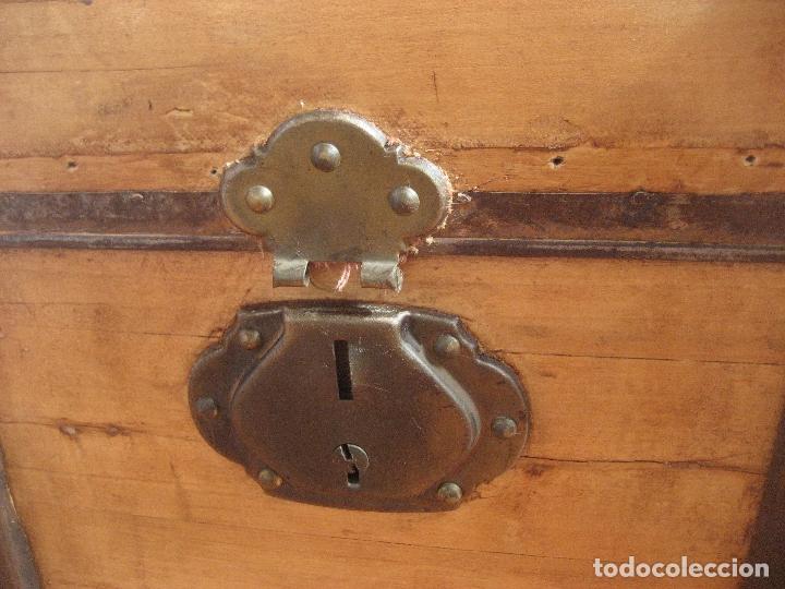 Antig&uuml;edades: Baul Antiguo restaurado. Tronc, Trunk - Foto 6