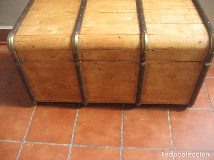 Antig&uuml;edades: Baul Antiguo restaurado. Tronc, Trunk - Foto 7