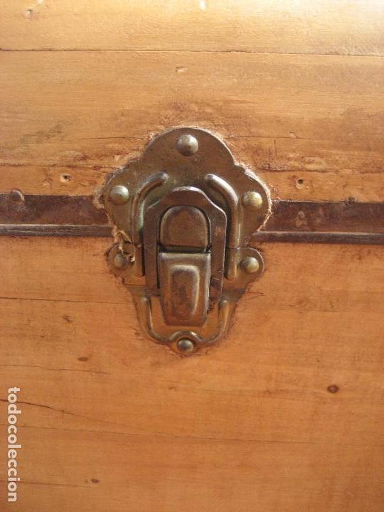 Antig&uuml;edades: Baul Antiguo restaurado. Tronc, Trunk - Foto 8