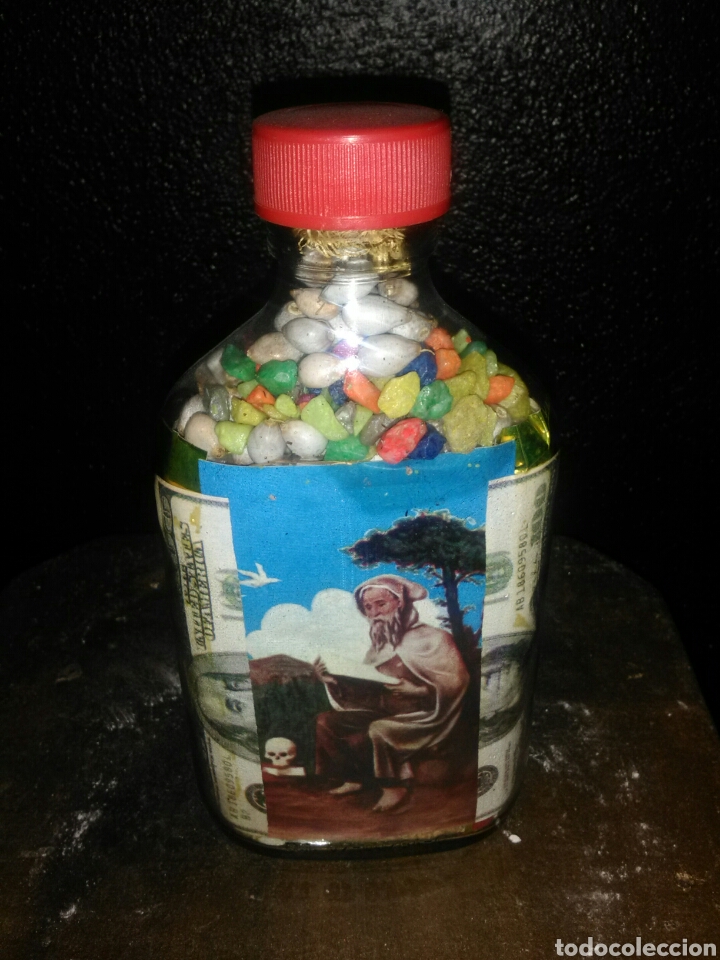 Antig&uuml;edades: Botella Santer&iacute;a muy elaborada - Foto 2