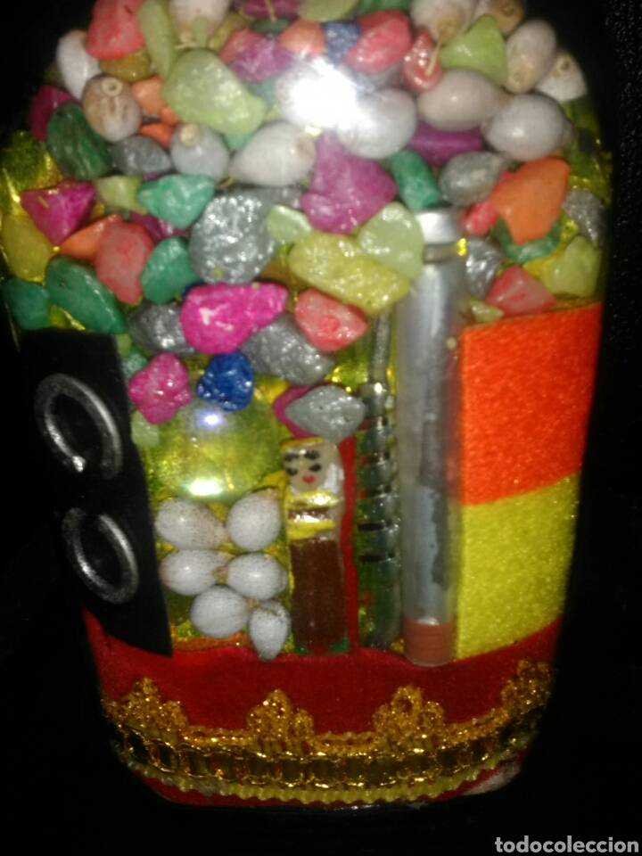 Antig&uuml;edades: Botella Santer&iacute;a muy elaborada - Foto 3