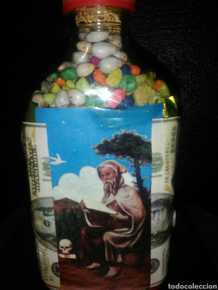 Antig&uuml;edades: Botella Santer&iacute;a muy elaborada - Foto 4
