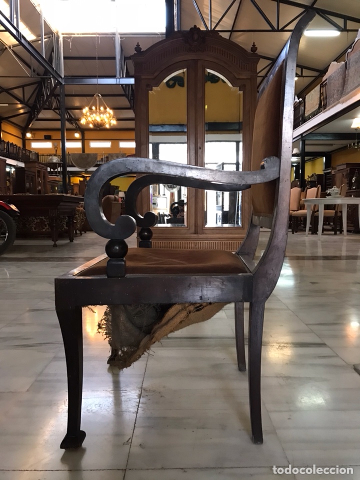 Antig&uuml;edades: Sill&oacute;n para restaurar. R 6333 - Foto 4