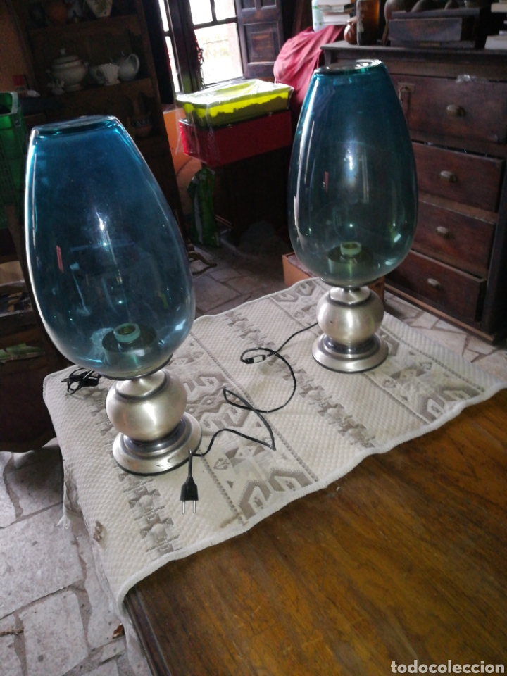 Antig&uuml;edades: Juego de lamparas a&ntilde;os 70 - Foto 3