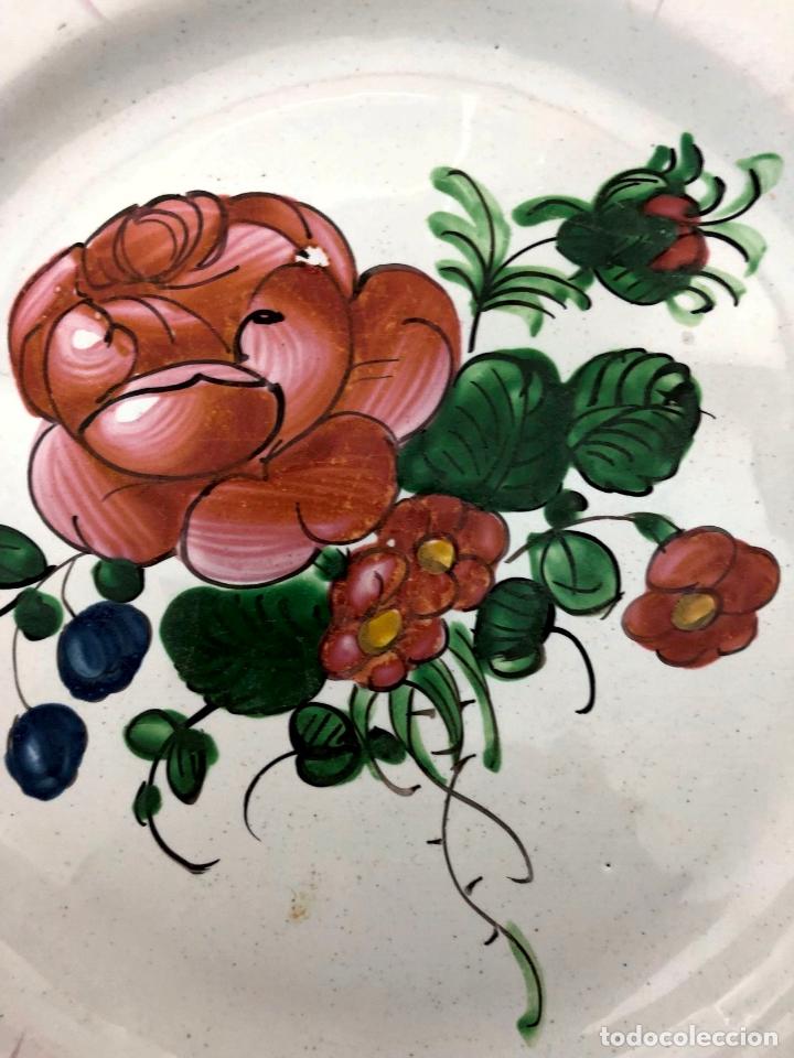 Antig&uuml;edades: PLATO DE LA SERIE - FLORES ALEMANAS - - Foto 2