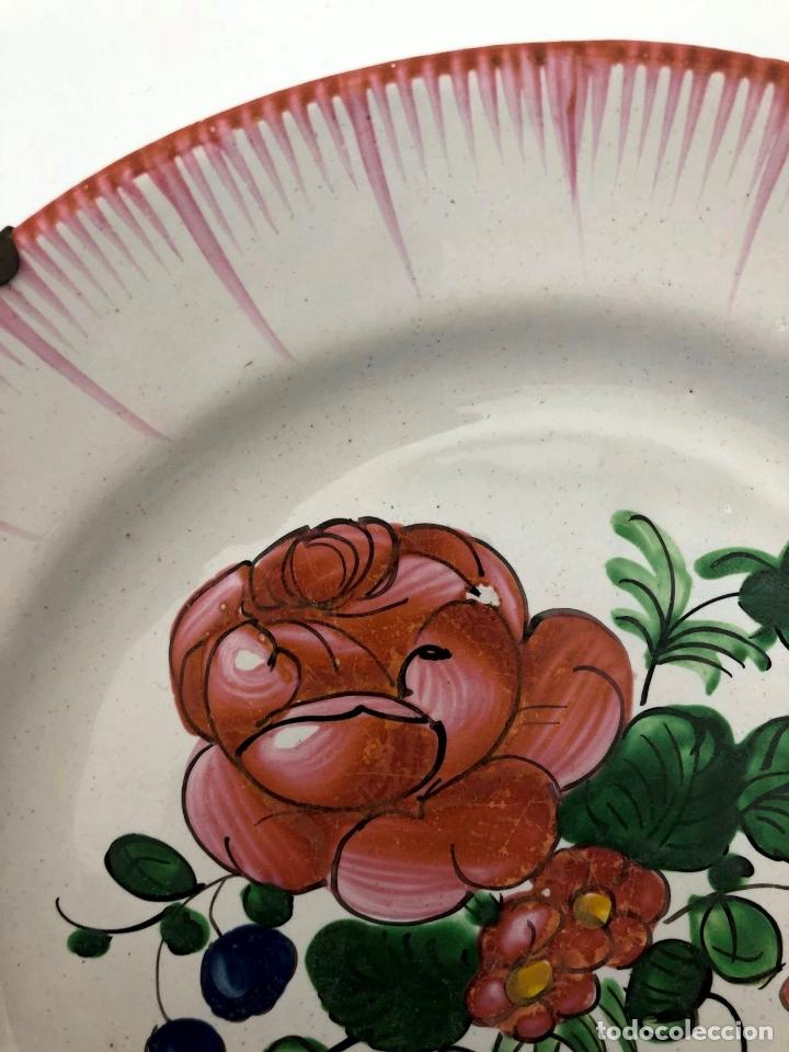 Antig&uuml;edades: PLATO DE LA SERIE - FLORES ALEMANAS - - Foto 5