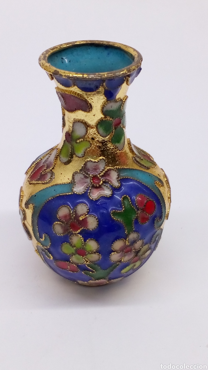 Antig&uuml;edades: Figura jarron Esmaltes - Foto 1