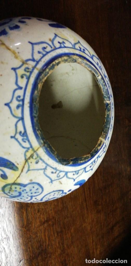 Antig&uuml;edades: CUENCO ANTIGUO FORMA OVALADA CURIOSO BOCA DE FORMA IRREGULAR - Foto 5