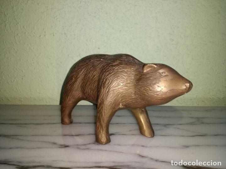 Antig&uuml;edades: Escultura Oso de Bronce - Foto 1