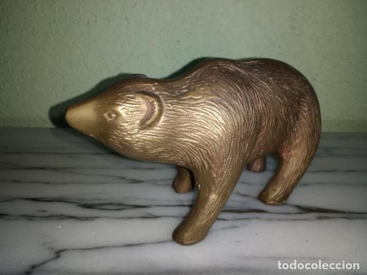 Antig&uuml;edades: Escultura Oso de Bronce - Foto 4