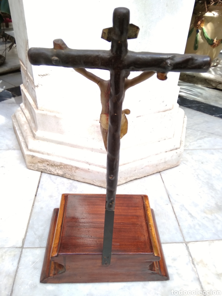 Antig&uuml;edades: Cristo crucificado siglo XIX - Foto 2