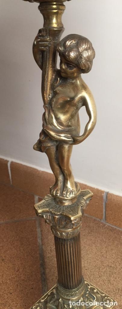 Antig&uuml;edades: ANTIGUOS QUINQU&Eacute;S EN BRONCE SIGLO XIX - Foto 6