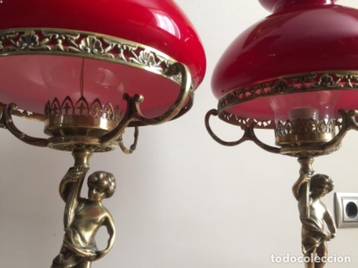 Antig&uuml;edades: ANTIGUOS QUINQU&Eacute;S EN BRONCE SIGLO XIX - Foto 8