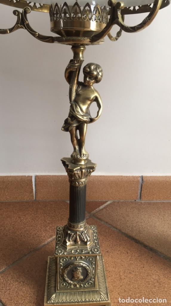 Antig&uuml;edades: ANTIGUOS QUINQU&Eacute;S EN BRONCE SIGLO XIX - Foto 11