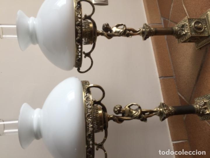 Antig&uuml;edades: ANTIGUOS QUINQU&Eacute;S EN BRONCE SIGLO XIX - Foto 12