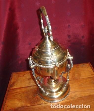 Antig&uuml;edades: Tetera, cafetera con mechero calentador - Foto 6