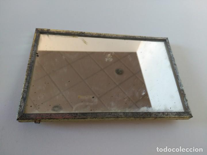 Antig&uuml;edades: Antiguo espejo 11x17cm - Foto 1