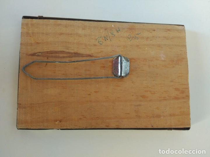 Antig&uuml;edades: Antiguo espejo 11x17cm - Foto 2