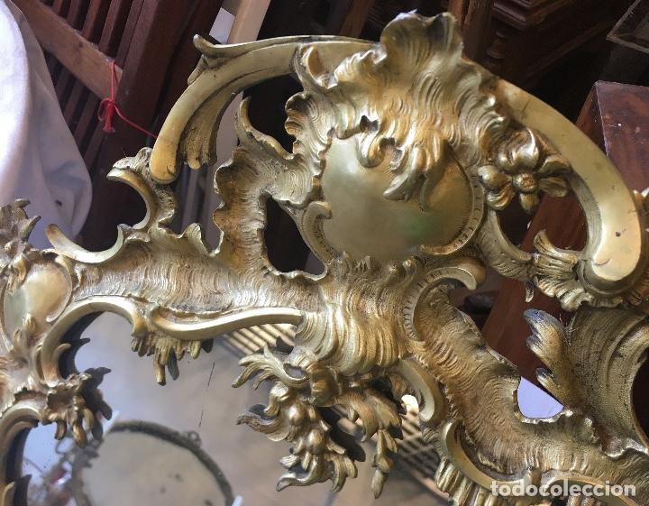Antig&uuml;edades: Cornucopia de bronce dorado rococ&oacute; - Foto 4