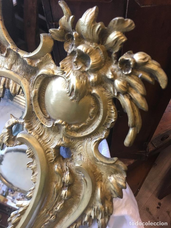 Antig&uuml;edades: Cornucopia de bronce dorado rococ&oacute; - Foto 5