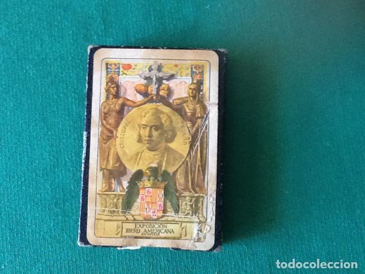 Antig&uuml;edades: BARAJA DE NAIPES FABRICADA EXCLUSIVAMENTE PARA LAS EXPOSICIONES DE SEVILLA Y BARCELONA 1929.