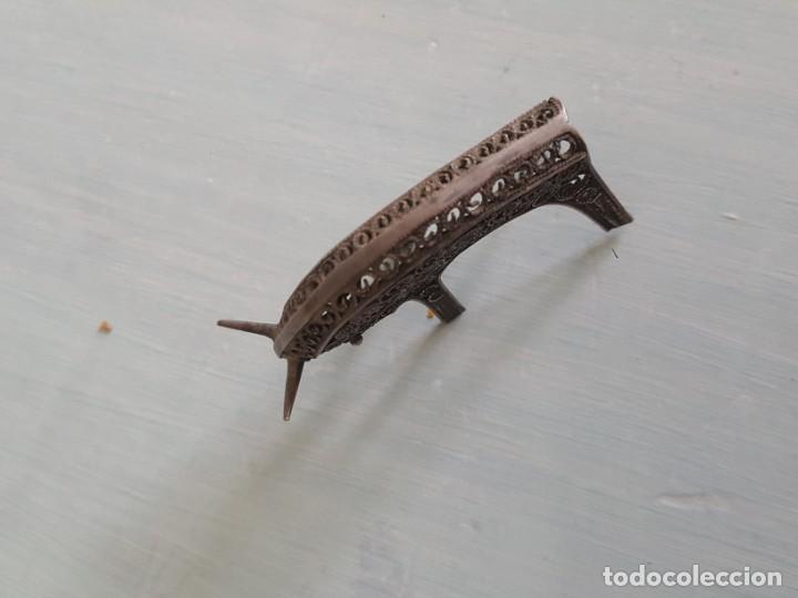 Antig&uuml;edades: TORO REPUJADO, PRECIOSO. EN PLATA BAJA. - Foto 4