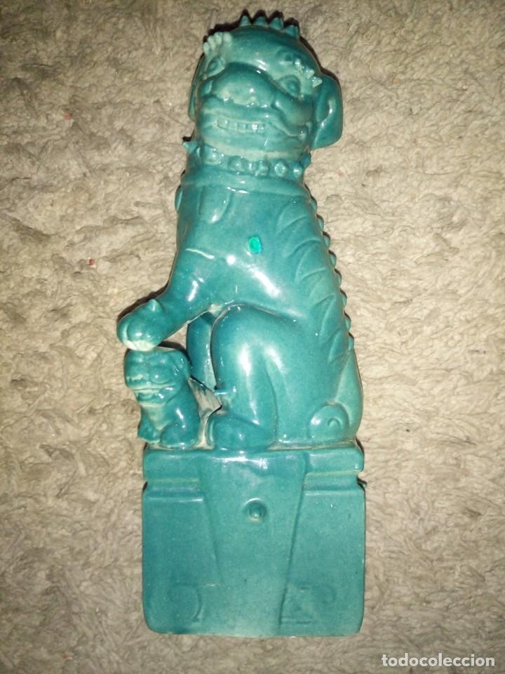 Antig&uuml;edades: ANTIGUO PERRO FOO-TAMA&Ntilde;O GRANDE-24 CMS - Foto 1